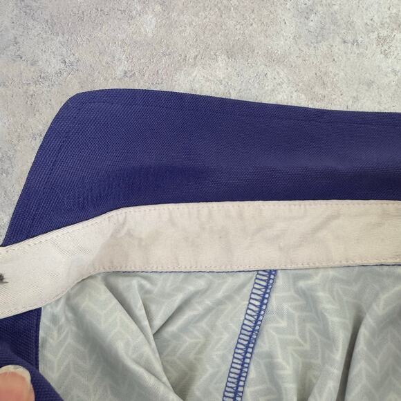 Greyson Golf Polo Shirt Men’s XL Performance Purple White Stripe READ - Picture 8 of 12